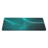 AUBKFELD Abstract Polygonal Printed Tablecloth, 152 x 76 cm, Rectangular Fabric Tablecloth with Elastic Edge view 1