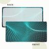 AUBKFELD Abstract Polygonal Printed Tablecloth, 152 x 76 cm, Rectangular Fabric Tablecloth with Elastic Edge view 2