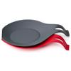Amosfun Silicone Spoon Rest, Red, Heat-Resistant, Flexible, with Hole view 4