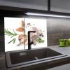 SMTDeco Stove Cover 30 x 52 + 40 x 52 cm, 2-Piece, Garlic & Herbs White view 4