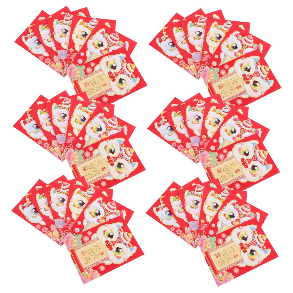 CAXUSD 36-Piece Festive Red Envelopes for Chinese New Year
