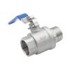 EVBELGBPZ BSP Female-to-Male Threaded SS304 Stainless Steel Two-Piece Ball Valve, 1/4" to 1-1/2" (3/8") view 3