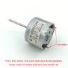 RF-320CH-12400 D/V 9.0 Mini RF-320 DC Motor 6V 9V 12V Micro 24 mm Round Spindle Motor 22 mm, 1 pc view 4