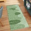 QQrunner Non-Slip Hallway Runner Rug, 50 x 450 cm, Vintage, Washable, Green view 1