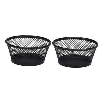 HAPINARY 4-Piece Mesh Paper Clip Dispenser Set, Practical Desk Organizer for Office and Home