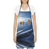ESNAIUVCD Unisex Fighter Jets Apron for Adults, White, One Size view 2