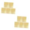 PRETYZOOM 10-Pack Gold Nonstick Grill and Baking Mats view 1