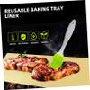 PRETYZOOM 10-Pack Gold Nonstick Grill and Baking Mats view 4
