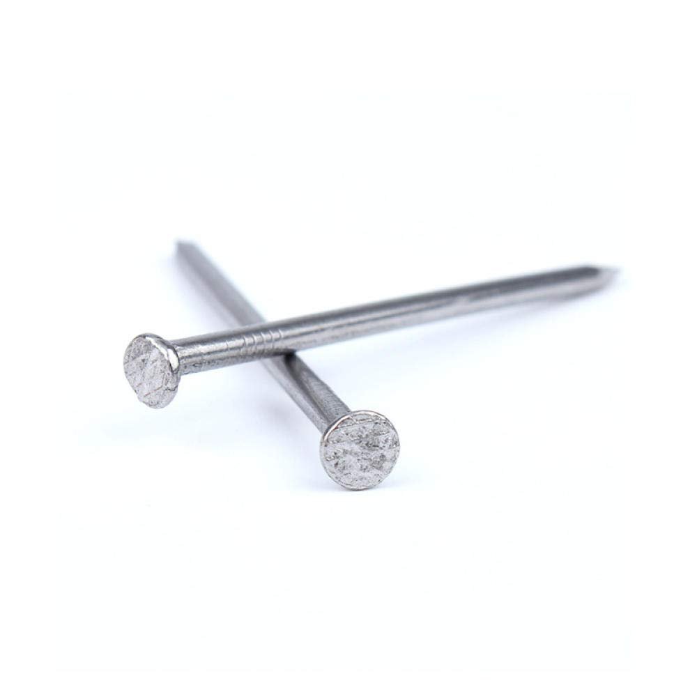 Long Wood Nails, Straight High-Strength Steel Nails, 1.5 × 25 mm–2.0 × 40 mm (3.5 × 30 mm Drywall Nail)