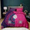 Quixora Deep Rose Red Duvet Cover Set, Floral Ethnic Print, 155 x 220 cm view 4