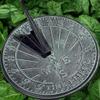 ANTIQUEMEDIEVAL Time Flies Number Sundial with Stand, Garden Gift view 2