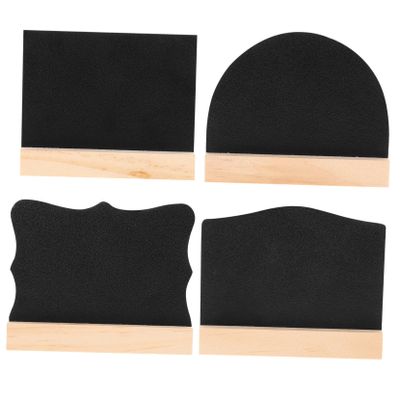 HAPINARY Mini Chalkboard Signs, 4-Piece Set