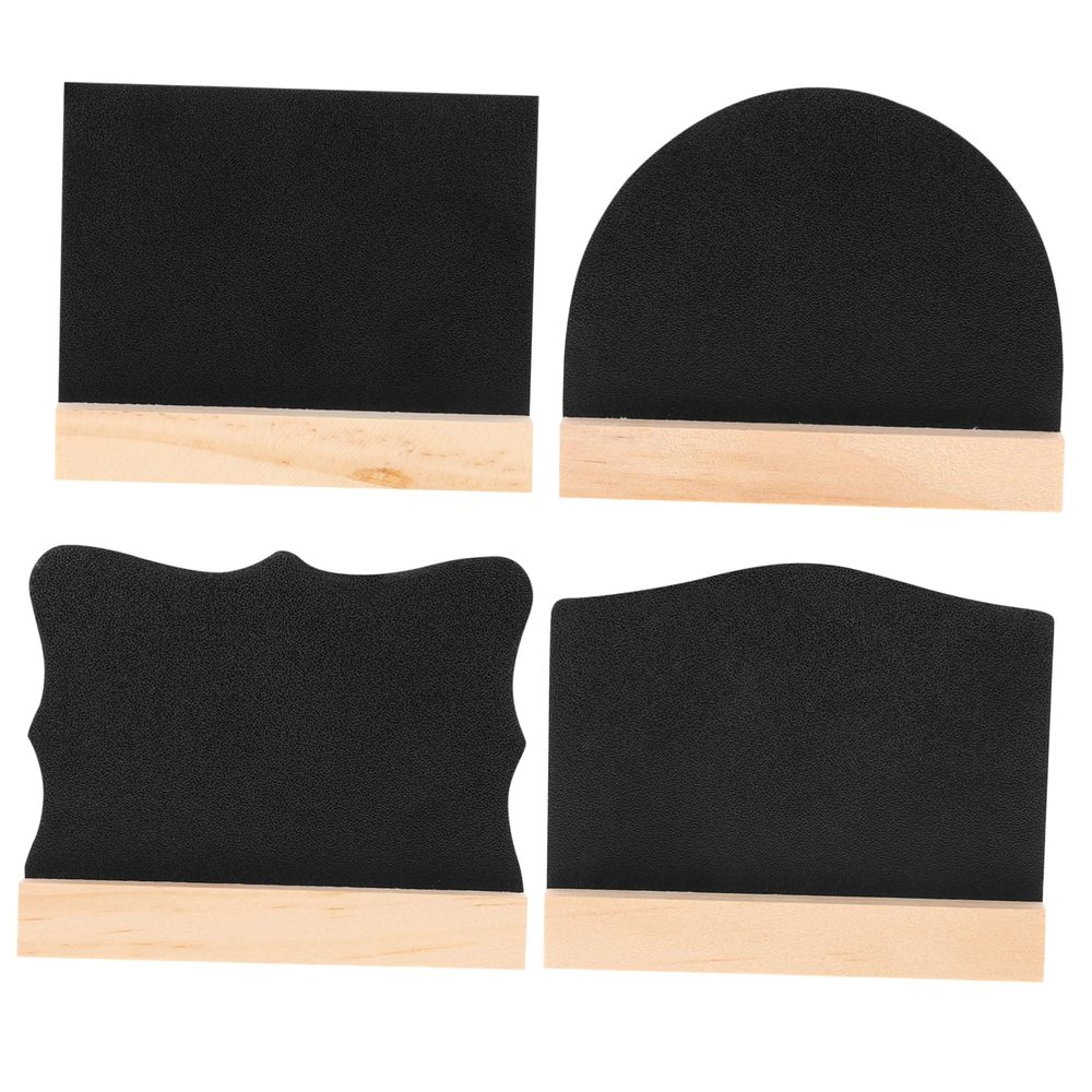 HAPINARY Mini Chalkboard Signs, 4-Piece Set