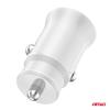 AMiO Car Charger, 2x USB-A, 2.1A, 12/24V, White view 4