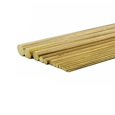 Brass Round Rod, 10 mm Diameter x 100 mm Length, 1 Piece