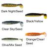 SEABUZZ Soft Fishing Lure Set Paddle Worm, 10 x 45 mm, Pike & Trout view 4