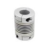 1 Pc 40 mm OD, 55 mm Length Flexible Aluminum Alloy Bellows Coupling for Stepper/Servo Motors view 1