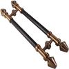 Long Double-Sided Sliding Door Handle Set, Bronze Finish, 88 cm view 4