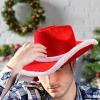 Cowboy Hat Christmas Red Outfit with Gloves view 2