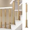 Adjustable Iron Baluster for Stairs, Gold Finish, 90 cm view 1