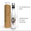 MAXIKIWI 500 ml Single-Wall Aluminum Water Bottle with Screw Cap, BPA-Free, Leakproof, Steampunk Animal Collection view 3