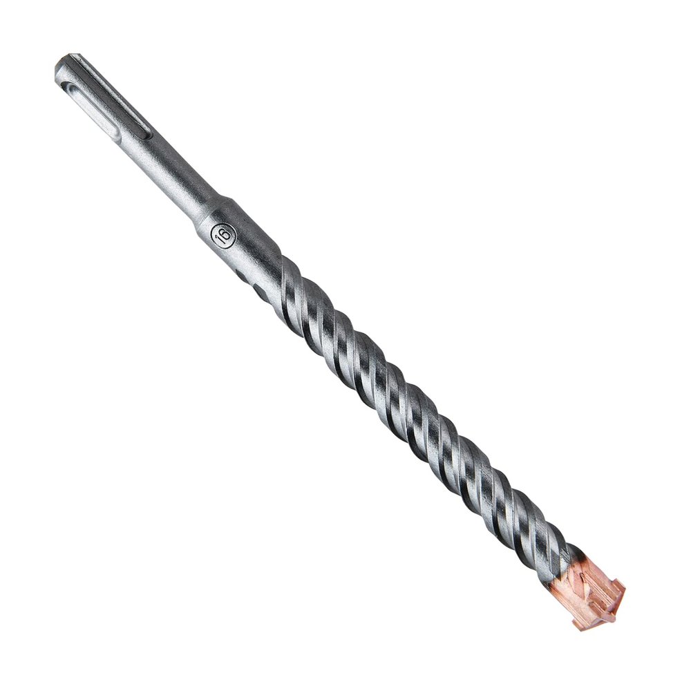 SUQIN SDS Plus 16 mm x 200 mm 4-Cutter Carbide Hammer Drill Bit