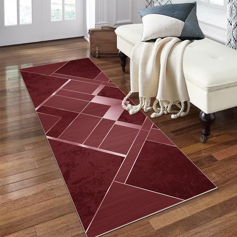 PaGuvFng Indoor/Outdoor Runner Rug 70 x 350 cm, Washable Area Rug for Kitchen, Entryway, Living Room, Bedroom, Laundry Room, Terrace and Balcony