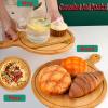 MZBDYYF Pizza Serving Boards, 8-Piece Set, with Lightweight Wooden Handles, Up to 33 cm view 3