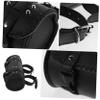 iplusmile Retro-Motorradtasche aus PU-Leder mit verstellbaren Gurten und großem Stauraum view 3
