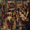 SERENDIPITP The Tax Collectors by Pieter Brueghel the Younger Canvas Wall Art Print, 60 x 90 cm view 1