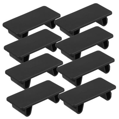 8-Pack Black ABS Switch Covers for Rocker and Toggle Switches