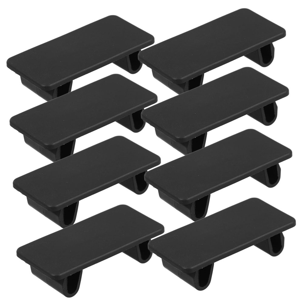8-Pack Black ABS Switch Covers for Rocker and Toggle Switches