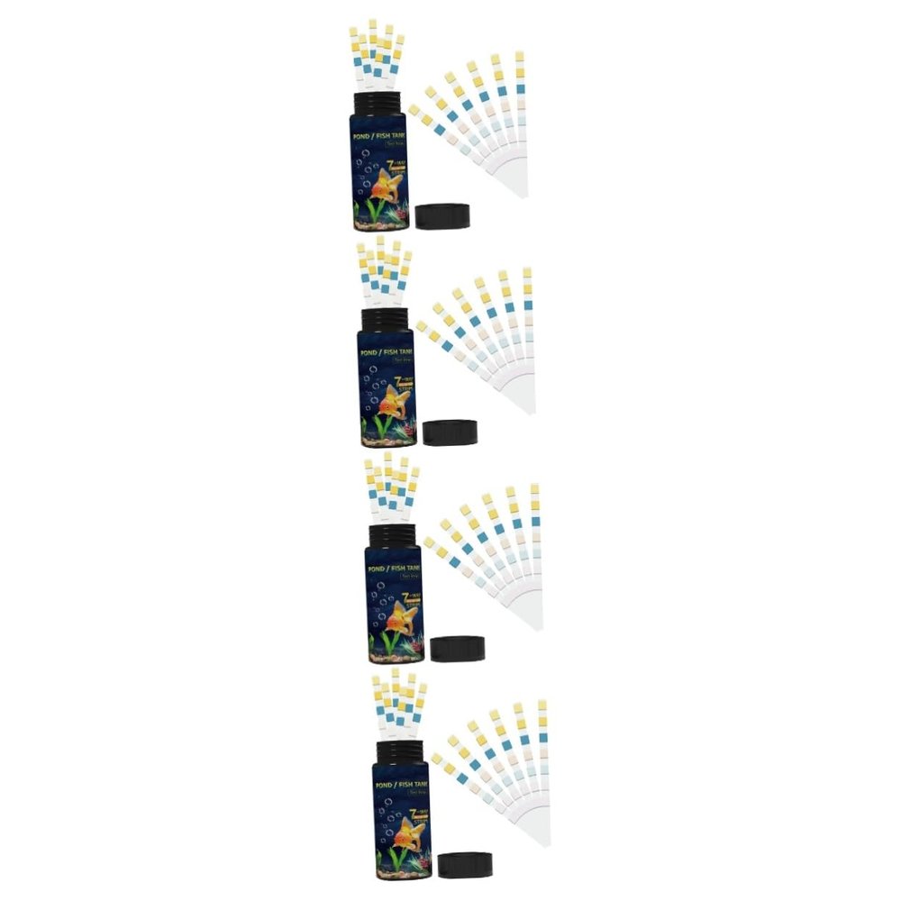 SOLUSTRE 200-Piece Water Test Strips for Aquariums, Test Kit for Pool and Pond Water, Fast and Accurate Water Quality Analysis for Fish, Drinking Water and