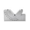 DUOCAI 0.01 mm Angle Gauge, 0–60° Adjustable Angle Gauge with Wrench, Angle Plate, V-Block AP25/AP30/AP46 (AP25) view 1