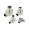 CZAOINCU 304 Stainless Steel 4-Way Pipe Fitting, Tee/Elbow, Female/Male Thread, 1/8, 1/4, 3/8, 1/2 view 3