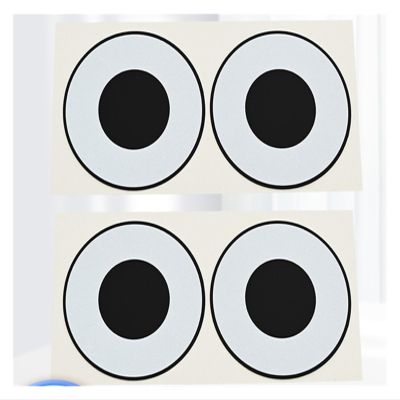 Tracking Point Scan Markers for 3D Scanners, 10 Points, 30 mm Inner, 60 mm Outer, Reflective Markers, 3 mm Positioning Targets