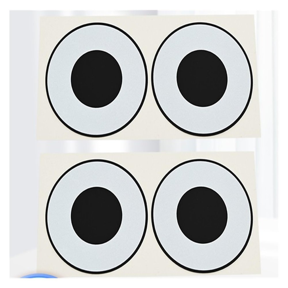 Tracking Point Scan Markers for 3D Scanners, 10 Points, 30 mm Inner, 60 mm Outer, Reflective Markers, 3 mm Positioning Targets