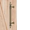 Blazea Vintage Barn Door Pull Handle, Stainless Steel, Bronze, 25 cm view 1