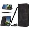 FERLAN Compatible with Oppo Reno 12F Case, Premium PU Leather Flip Wallet, Black view 1