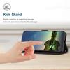FERLAN Compatible with Oppo Reno 12F Case, Premium PU Leather Flip Wallet, Black view 3