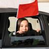15-Piece Plastic Car Window Flag Poles for Christmas Events view 4