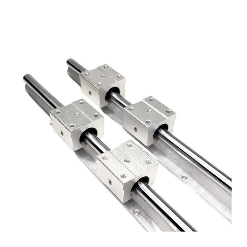 QMKADFQXF CNC Linear Guide Rail SBR12 with SBR12UU Carriage, 800 mm