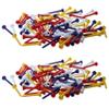 Xptieeck 200-Piece 49 mm Mixed-Color Plastic Golf Tees view 1