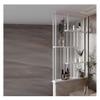 GRRICEPL Room Divider Privacy Screen, Translucent Glass Partition for Bathroom or Entryway, White, 60 x 90 cm view 1