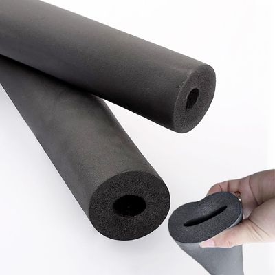 Self-Sealing Black Foam Pipe Insulation, 6–60 mm ID, 9–20 mm Thick