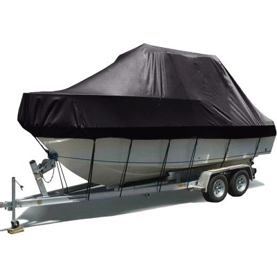 Waterproof 420D Boat Cover for 3–4.2 m Bass Boats, UV-Resistant, 4.2 x 5.2 m