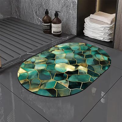 SAJMAKUWLA Waterproof Vintage Bath Mat, Non-Slip, for Bathtub and Shower, 78.7 x 149.9 cm (50 x 80 cm/20 x 31 in)