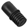 Healeved Plastic Threaded Adapter for Broom Handle and Mop, Black view 1