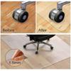 Transparent PVC Floor Protection Mat for Hard Floors, 1.5 mm Thick, Cuttable (110 x 250 cm) view 2
