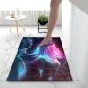 CECE&COLE Non-Slip Bath Mat 50 x 80 cm, Super Absorbent, Washable Bathroom Rug, Gradient Pink Starry Sky view 4